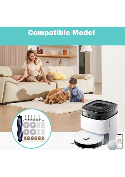 Lefant M3 Robot Süpürge Için 1 Ana Fırça 4 Hepa Filtre 4 Paspas Pedi 6 Toz Torbası 6 Yan Fırça 1 Temizleme Aracı (Yurt Dışından) indirimleri