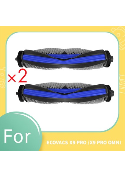 Ecovacs X9 Pro /x9 Pro Omnı Süpürme Makinesi Aksesuarları Için 2 Adet Ana Fırça (Yurt Dışından) fiyatları