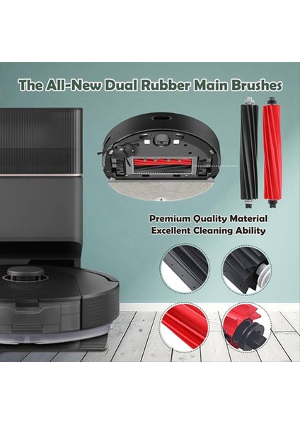 Roborock Q5 Pro Q5 Pro+ Q5 Max+ Q5 Duoroller+ Elektrikli Süpürge Ana Yan Fırça Filtresi Toz Torbaları (Yurt Dışından) indirimleri