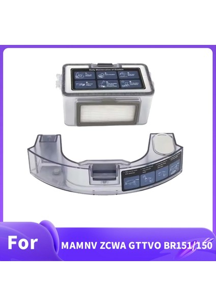 Robot Temizleyici Su Deposu Toz Kutusu Mamnv BR150/BR151 Manvıns G20 Gtvo BR150/BR151 Onson BR150/BR151 Robot Parçaları (Yurt Dışından) fiyatları