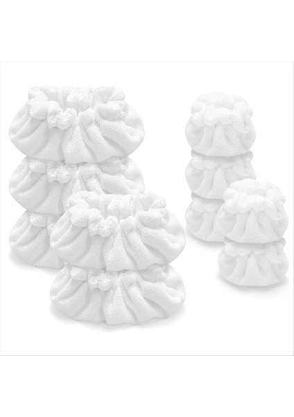 Dupray Buharlı Temizleyici Vb Için 10 Paket Buharlı Paspas Pedleri 5 Paket Büyük Dikdörtgen Bonnet + 5 Paket Küçük Üçgen Bonnet (Yurt Dışından)