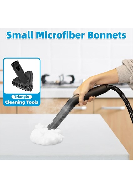 Dupray Buharlı Temizleyici Vb Için 10 Paket Buharlı Paspas Pedleri 5 Paket Büyük Dikdörtgen Bonnet + 5 Paket Küçük Üçgen Bonnet (Yurt Dışından) fiyatları