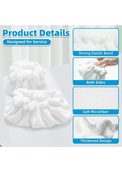 Dupray Buharlı Temizleyici Vb Için 10 Paket Buharlı Paspas Pedleri 5 Paket Büyük Dikdörtgen Bonnet + 5 Paket Küçük Üçgen Bonnet (Yurt Dışından) fırsatları