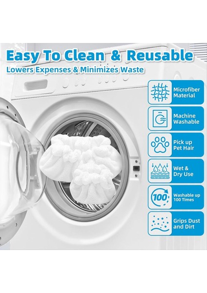 Dupray Buharlı Temizleyici Vb Için 10 Paket Buharlı Paspas Pedleri 5 Paket Büyük Dikdörtgen Bonnet + 5 Paket Küçük Üçgen Bonnet (Yurt Dışından) indirimleri