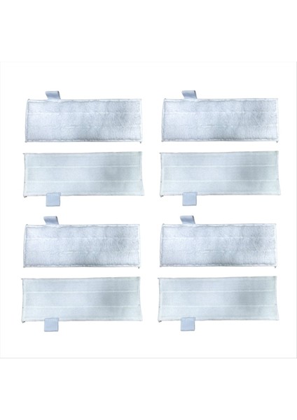 Mikrofiber Paspas Bezi Pedi Dolum Dupray Buharlı Temizleyici Aksesuarları Yedek Buharlı Temizleme Pedi 8 Adet (Yurt Dışından)