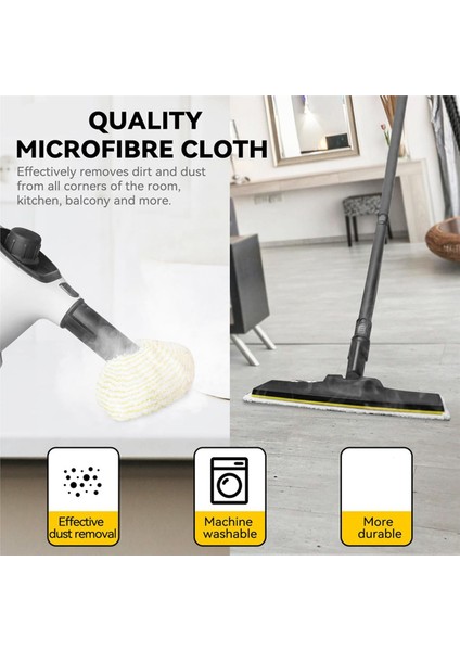 12X Buharlı Paspas Pedleri Bezi Karcher Easyfix Sc2 Sc3 Sc4 Sc5 Buharlı Temizleyici Mikrofiber Yıkanabilir Yeniden Kullanılabilir Buharlı Paspas (Yurt Dışından) modelleri