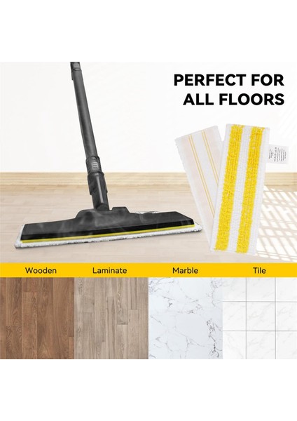 12X Buharlı Paspas Pedleri Bezi Karcher Easyfix Sc2 Sc3 Sc4 Sc5 Buharlı Temizleyici Mikrofiber Yıkanabilir Yeniden Kullanılabilir Buharlı Paspas (Yurt Dışından) indirimleri