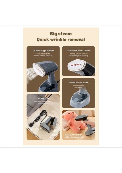 1500 W Yüksek Güç Asılı Demir Taşınabilir Ev Küçük El Buharlı Elektrikli Ütü Ütü Makinesi Buhar Motoru Abd (Yurt Dışından) indirimleri