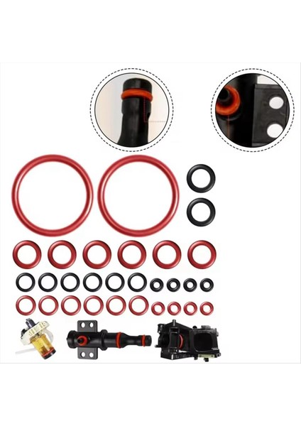 40 Adet Sızdırmazlık O-Ring Bakım Kiti Kahve O-Ringler Destek Vanası Buhar Vanası Çıkış Vanası Saeco Için Uyumlu (Yurt Dışından) fiyatları