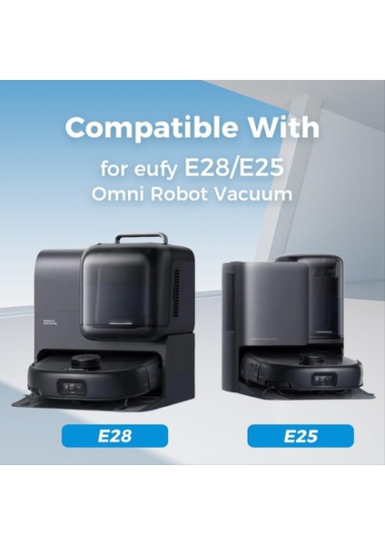 12 Adet Rulo Fırça Yan Fırça Toz Torbası Filtre Eufy E25 OMNI/E28 Omni Robotlu Süpürge Parçası (Yurt Dışından) fırsatları