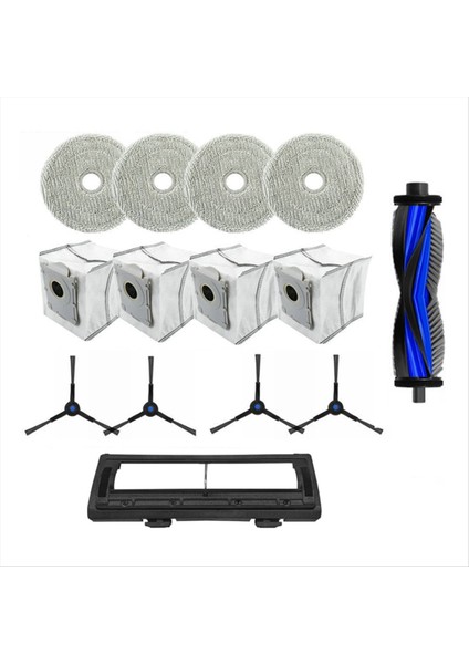 14 Adet Ana Yan Fırça Hepa Filtre Paspas Bezi Ecovacs Deebot Mini Elektrikli Süpürge Parçaları Için Yedek (Yurt Dışından)