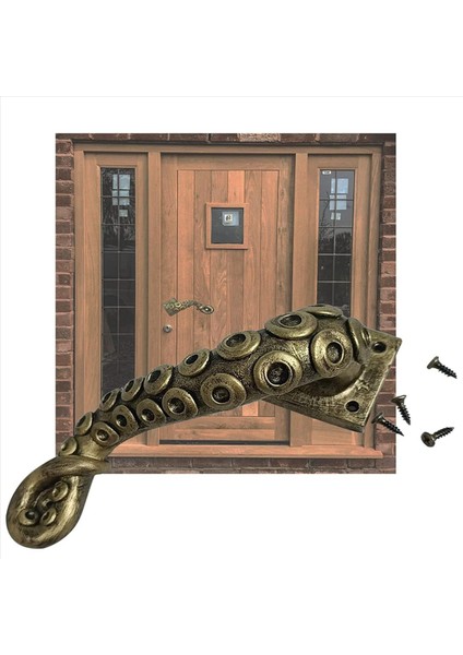 2x Vintage Ahtapot Kapı Kolu Hayvan Tarzı Açık Kanca Antik Çekmece Mobilya Çekme Kolu (Yurt Dışından) modelleri