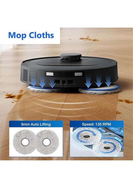 Ecovacs Deeboot T30C Vakum Eki Ana Yan Fırça Hepa Filtre Paspas Bezi Yedek Parçalar (Yurt Dışından) indirimleri