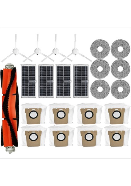 Yedek Parçalar Xiaomi Mijia M30S D103CN Robot Vakum Ana Yan Fırça Hepa Filtre Paspas Bezi Toz Torbası Yedek Parçalar (Yurt Dışından)