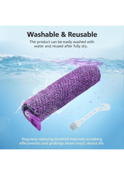 SD201 Köpekbalığı Buhar Alma Için Fırça Rulo 3&#39 Ü 1 Arada Buharlı Paspas SD200 SD201C SD201Q SD205 Modelleri Yedek Parçalar (Yurt Dışından) indirimleri