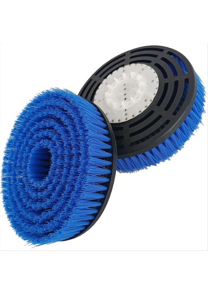 2 Paket Buharlı Paspas Pedleri Yedek Fırça Kafası Köpekbalığı Buharlı Paspas S7000/S7001/S8201 Serisi Derin Temizlik Sert Zeminler Için (Yurt Dışından)