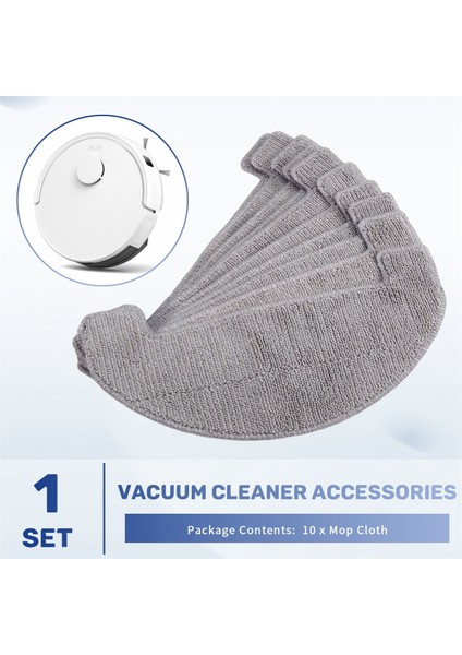 Dreame Trouver Mova E10/S800 Robot Vakum Yıkanabilir Temizleme Yedek Parçalar Için Paspas Bezi 10 Adet (Yurt Dışından) fırsatları