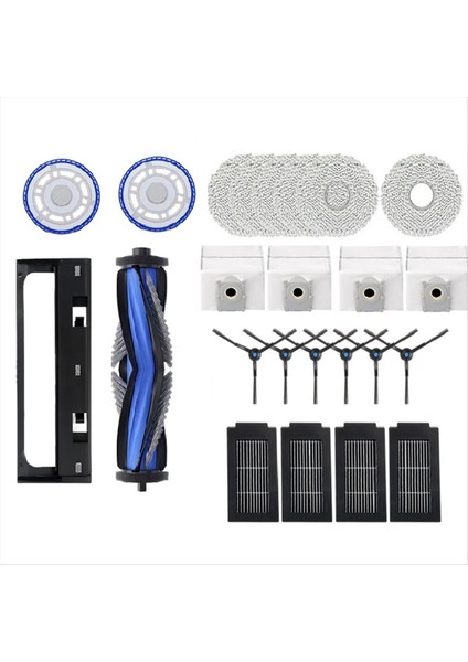 Ecovacs T50 Pro Omnı /T50PRO / T50 Omnı Robot Süpürge Ana Yan Fırçalar Paspas Bezleri Filtreler Toz Torbası Için Yedek Parçalar (Yurt Dışından) modelleri