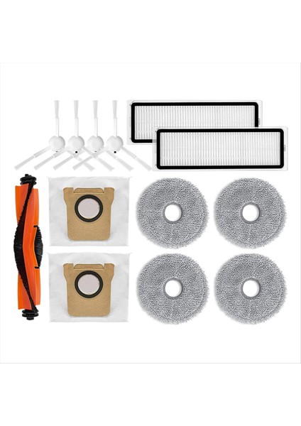 13 Adet Xiaomi X20+/X10+ Süpürme Makinesi Aksesuarları Ana Yan Fırça Paspas Filtresi Toz Torbaları (Yurt Dışından) indirimleri