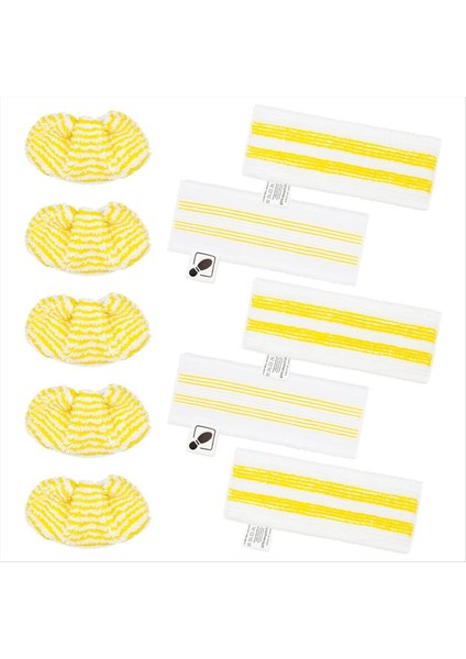 10 Adet Mikrofiber Zemin Bezi ve El Memesi Pedleri Karcher Easyfix Sc1 Sc2 Sc3 Sc4 Sc5 Buharlı Temizleyici Mikrofiber Bezler (Yurt Dışından) fiyatları