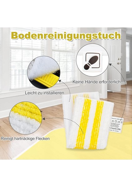 10 Adet Mikrofiber Zemin Bezi ve El Memesi Pedleri Karcher Easyfix Sc1 Sc2 Sc3 Sc4 Sc5 Buharlı Temizleyici Mikrofiber Bezler (Yurt Dışından) indirimleri
