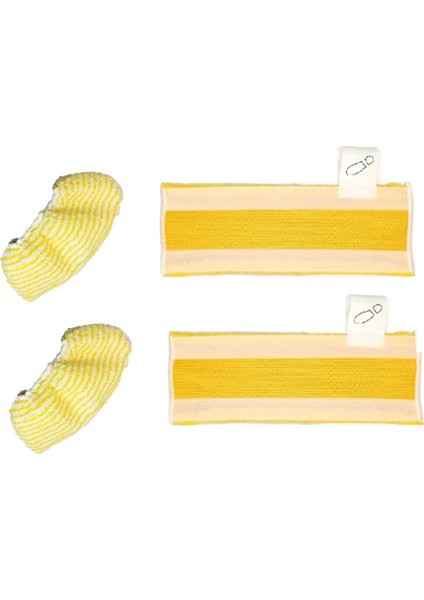 4 Adet Buhar Kaporta Üçgen Buharlı Paspas Pedleri Karcher Sc1 Sc2 Sc3 Sc4 Sc5 Sc7 Yedek Parçalar Mikrofiber Paspas Bezi (Yurt Dışından)