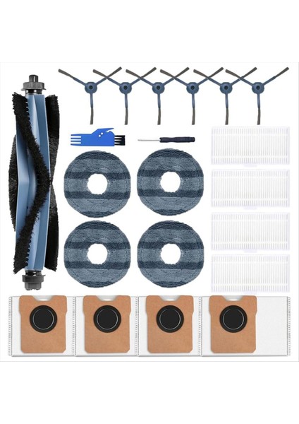 Eufy Omni C20 Robot Süpürge Aksesuarları Kiti Için Yedek Parçalar (Yurt Dışından)