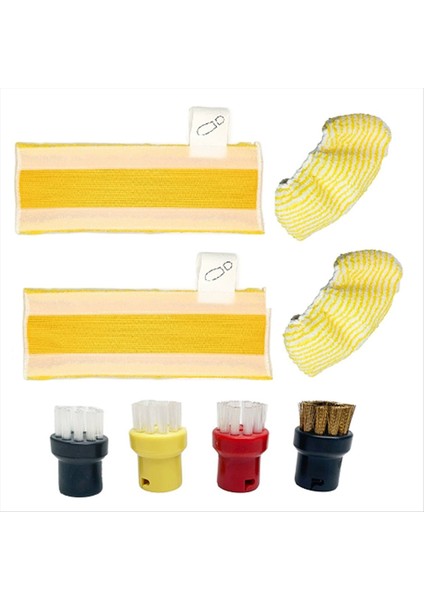 10 Adet Karcher Için Sc1 Sc2 Sc3 Sc4 Sc5 Buharlı Süpürge Buharlı Fırça Kafası Memesi Zemin Kumaş Yedek Parçalar (Yurt Dışından) fırsatları