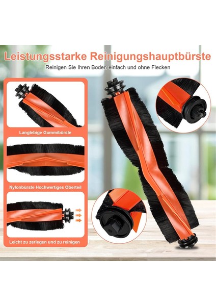 Xiaomi X20+ / X10+ Robotlu Süpürge Için Aksesuar Seti Ana Yan Fırça Hepa Filtre Paspas Bezi Toz Torbaları (Yurt Dışından) indirimleri