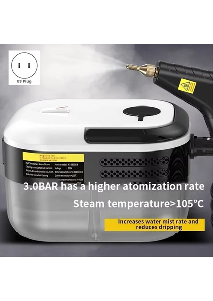 Taşınabilir Buhar Temizleyici Yüksek Sıcaklık Ev Sterilizasyonu Klima, Sofa, Kitchen Hood Araba Steam Temizleyici (Ingiltere) Için (Yurt Dışından) fırsatları