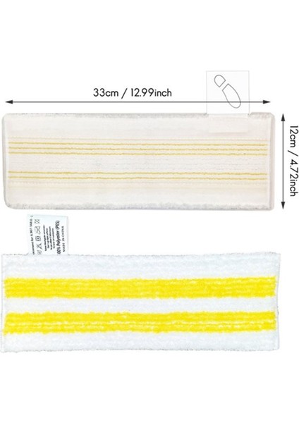Yedek Mikrofiber Buharlı Paspas Bezleri Pedleri Seti Karcher Easyfix Sc2 Sc3 Sc4 Sc5 Sc7 Buharlı Temizleyici Aksesuarları (Yurt Dışından) fırsatları