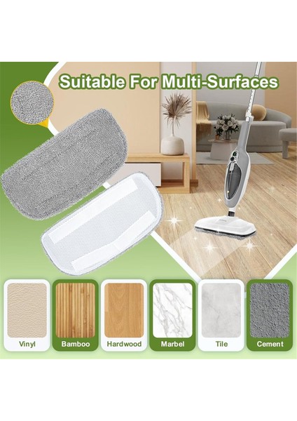 Gorfanty GF-6610B/GF-6610 Neugo NE033/NE033M ve Mxnsewr Buharlı Paspas Yıkanabilir Mikrofiber Bez Için 6 Paket Buharlı Paspas Pedleri (Yurt Dışından) fiyatları