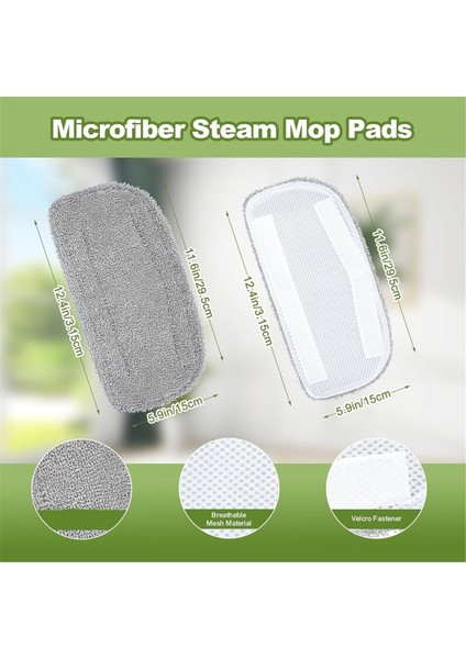 Gorfanty GF-6610B/GF-6610 Neugo NE033/NE033M ve Mxnsewr Buharlı Paspas Yıkanabilir Mikrofiber Bez Için 6 Paket Buharlı Paspas Pedleri (Yurt Dışından) modelleri