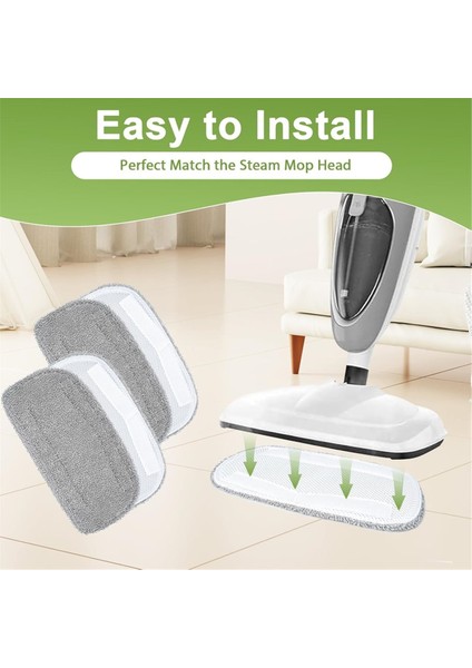 Gorfanty GF-6610B/GF-6610 Neugo NE033/NE033M ve Mxnsewr Buharlı Paspas Yıkanabilir Mikrofiber Bez Için 6 Paket Buharlı Paspas Pedleri (Yurt Dışından) indirimleri