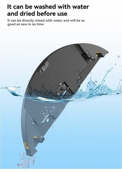 Roborock Saros 10/s9 Maxv ULTRA/G30 Robotlu Süpürge Aksesuarları Yedek Titreşimli Paspas Braketi (Yurt Dışından) modelleri