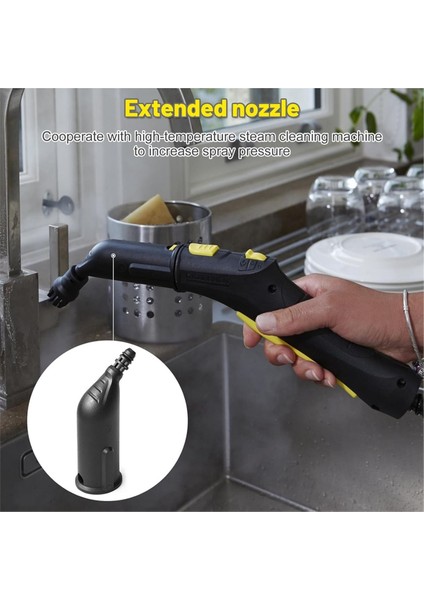 Buhar Küçük Yuvarlak Fırça Siyah Nozul Karcher Sc1 Sc2 Sc3 Sc4 Sc5 Buharlı Temizleyici Aksesuarları (Yurt Dışından) fırsatları