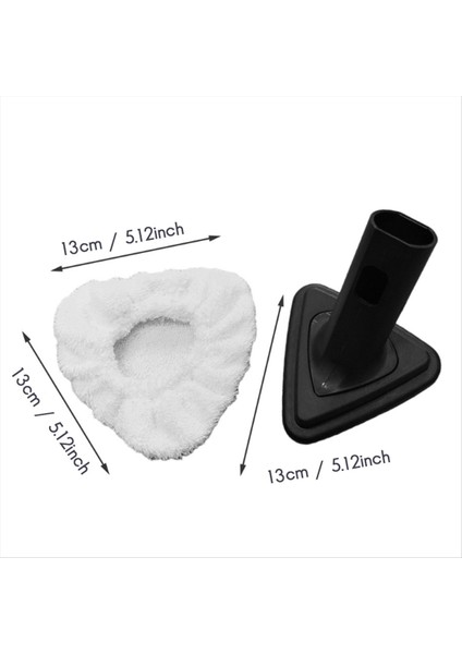 Dupray Küçük Üçgen Bonnets Yeniden Kullanılabilir Mikrofiber Temizleme Pedleri Buharlı Temizleyiciler Sert Zemin Fayans Harç 4 Adet (Yurt Dışından) fiyatları