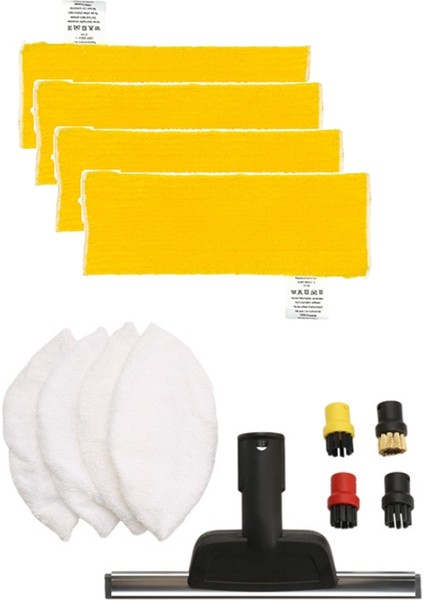13 Adet Mikrofiber Buharlı Paspas Paçavra Kafa Fırça Seti Karcher Easyfix Sc2 Sc3 Sc4 Sc5 Elektrikli El Süpürgesi Aksesuarları (Yurt Dışından)