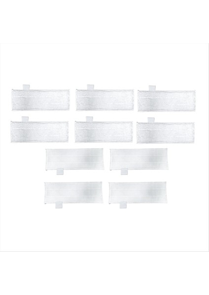 Dupray Steamer Için Buharlı Paspas Bezleri Buhar Yeniden Kullanılabilir Paspas Pedleri Aksesuarları Çok Yüzeyli Zemin Için 10 Adet (Yurt Dışından)