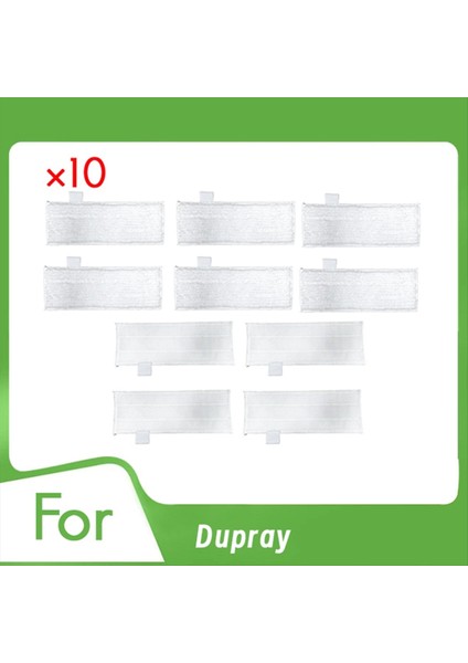 Dupray Steamer Için Buharlı Paspas Bezleri Buhar Yeniden Kullanılabilir Paspas Pedleri Aksesuarları Çok Yüzeyli Zemin Için 10 Adet (Yurt Dışından) indirimleri