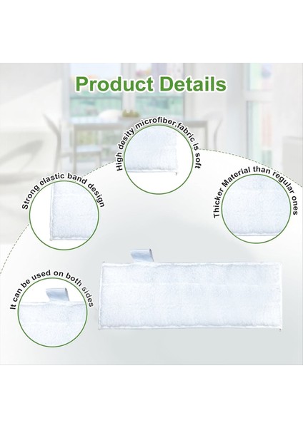4 Adet Buharlı Temizleme Pedi Dupray Buharlı Temizleyici Yedek Parçalar Mikrofiber Paspas Bezi Buharlı Paspas Pedleri (Yurt Dışından) fiyatları