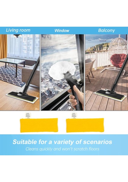 Mikrofiber Paspas Bezi Karcher Easyfix Sc1 Sc2 Sc3 Sc4 Sc5 Sc7 Buharlı Temizleyici Parçaları Yedek Buharlı Temizleme Pedleri 6 Adet (Yurt Dışından) modelleri