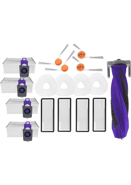 17 Adet Rulo Fırça Yan Fırça Paspaslar Ped Filtreler Toz Torbası Narwal Freo X10PRO/YJCC027 Elektrikli Süpürge Aksesuarları (Yurt Dışından) modelleri