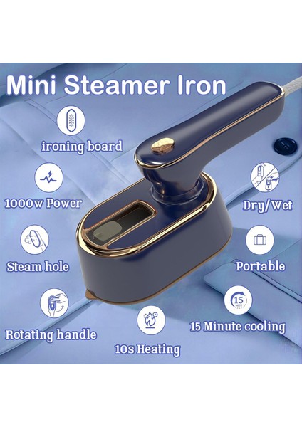 Giysiler Için Seyahat Buharlı Demir Mini Taşınabilir Ütü Makinesi Seyahat Küçük Taşınabilir Steam Koleji Temel Işlemler Buharlayıcı (Yurt Dışından) modelleri