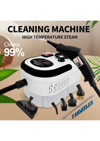 Mutfaklar ve Mobilyalar Için Çoklu Fırça Başlıklı Yüksek Sıcaklık Buharlı Temizleyici Ab Tak (Yurt Dışından) modelleri