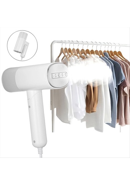 Giysiler Için El Vapurları 1000W Katlanabilir Seyahat Vapuru Taşınabilir El Demiri ile 150ML Su Deposu Ev Seyahat Için(Ab) (Yurt Dışından) modelleri