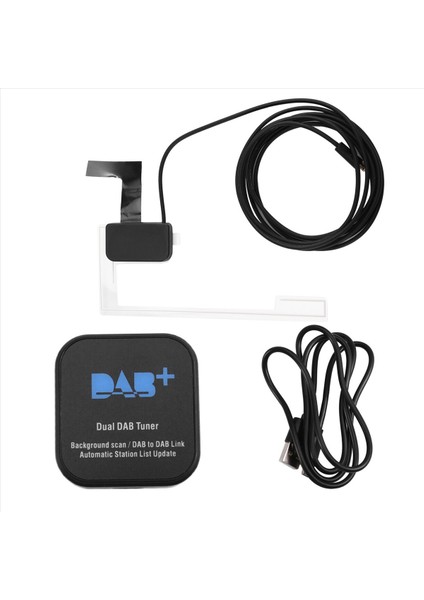 Avrupa Android Araba Radyosu Usb/type-C Adaptör Stereo Dab Alıcı Otomatik Istasyon Listesi Güncellemesi Için Dab+ Anten (Yurt Dışından)