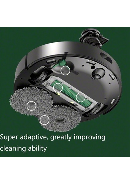 Irobot Roomba Plus 505 COMBO/405 Combo Elektrikli Süpürge Parçaları Paspas Pedi Için 12 Adet Mikrofiber Paspas Bezi (Yurt Dışından) indirimleri