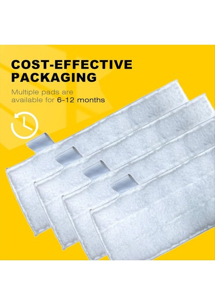 Mikrofiber Paspas Bezi Pedi Dolum Dupray Buharlı Temizleyici Aksesuarları Yedek Buharlı Temizleme Pedi 6 Adet (Yurt Dışından) fiyatları