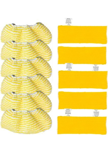 Mikrofiber Buharlı Paspas Bezleri Pedleri Yedek Set Karcher Easyfix Sc2 Sc3 Sc4 Sc5 Sc7 Buharlı Temizleyici Aksesuarları (Yurt Dışından)